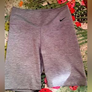 Nike Pro Dri Fit Bicycle shorts Size small LNWT Grey High wasted 3inch